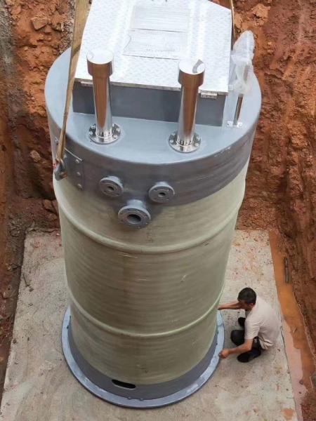 克孜勒苏峨眉山一体化提升泵安装